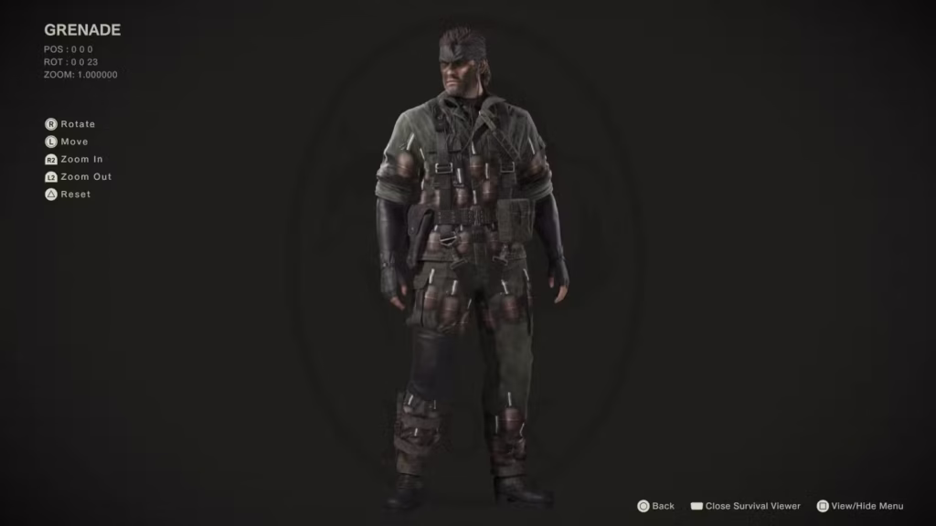 Camouflage in Metal Gear Solid Delta: Snake Eater