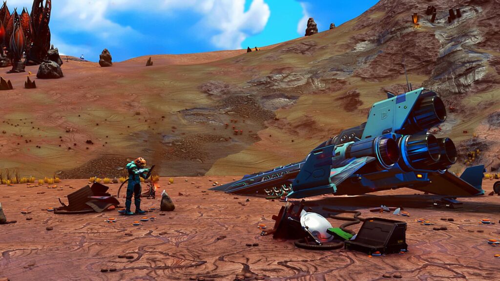 No Man’s Sky Hunting Crashed Ships 
