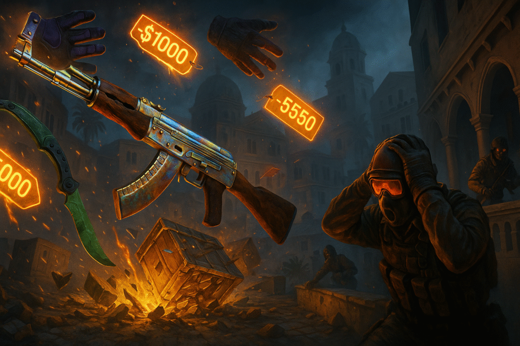 20251023_0106_CS2 Market Crash Chaos_remix_01k8762dz5fjdrx5h1stg3ssbk