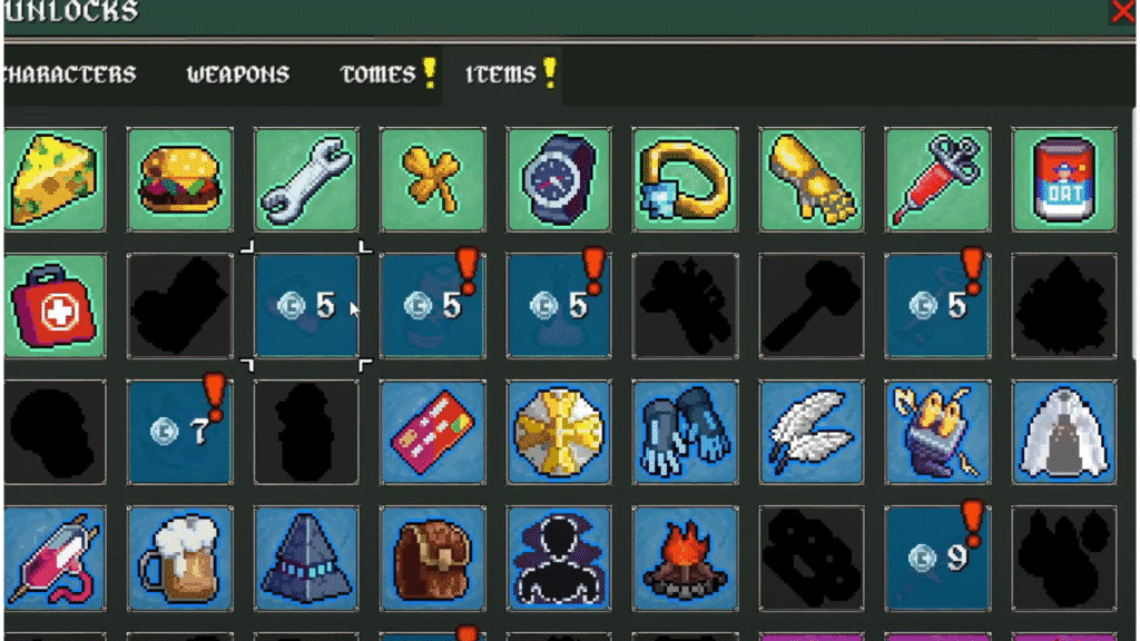 Megabonk The Shop and Unlock System