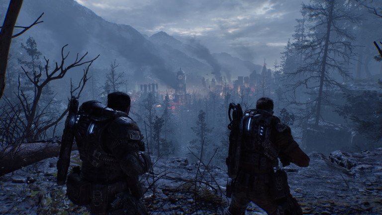 Trying Gears of War: E-Day with Max Settings on NVIDIA GeForce NOW