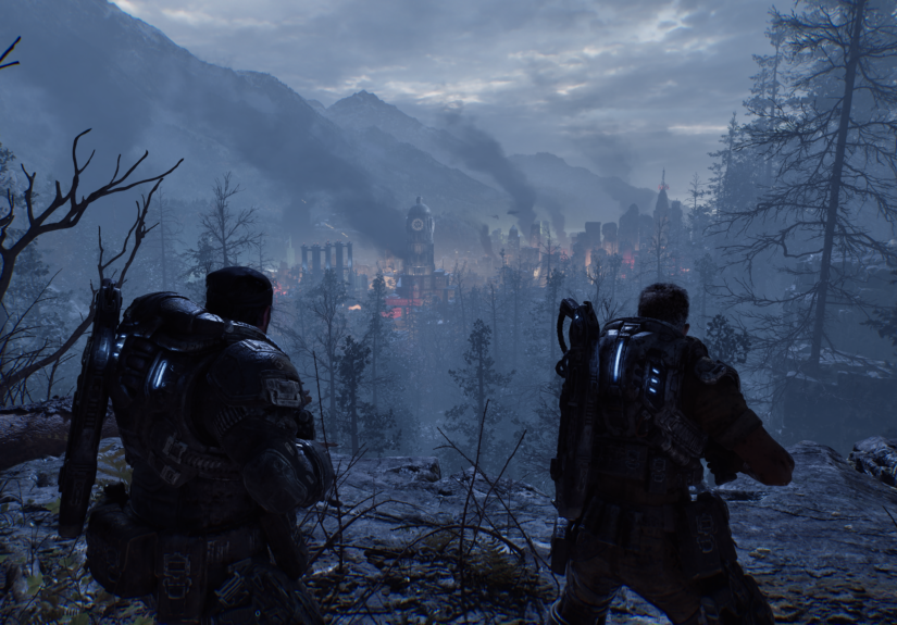 Trying Gears of War: E-Day with Max Settings on NVIDIA GeForce NOW